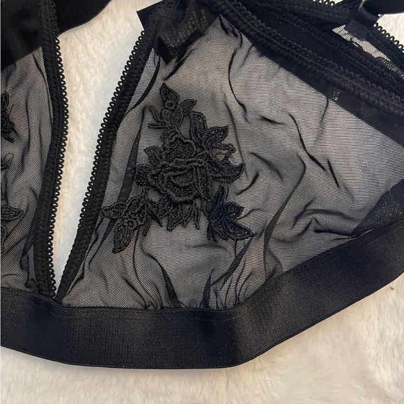 Free Press Sheer Black Bralette - Picture 2 of 4